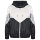 Girls Boys Windbreaker Waterproof Raincoat Jacket Lightweight Contrast Panels