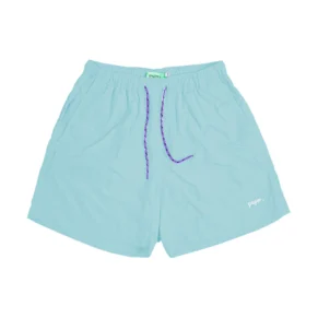 Paper. Boardshort Pria Bordir Relax Short Sky Blue